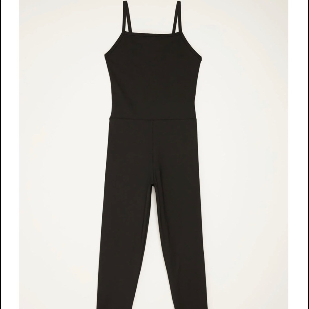 Girlfriend Collective Black Cami Unitard